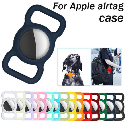 Colorful Apple Airtag Case Dog and Cat Collar